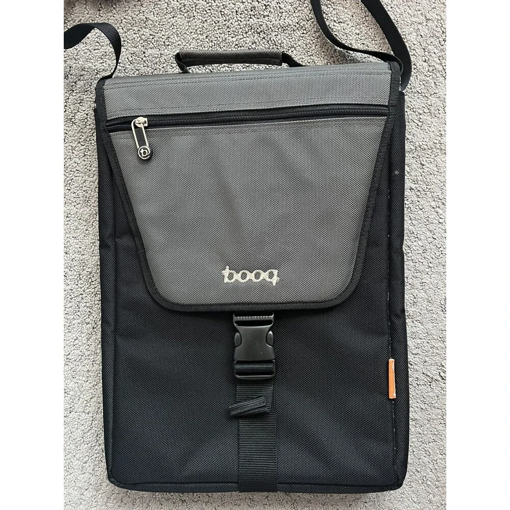 booq Black Laptop Computer Tablet Notebook Messenger Shoulder Bag Soft